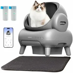 NEAKASA - Neakasa litière automatique pour grands chats - grande ouverture - noir