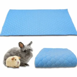 NEO SOLVO - Tapis qui remplace la litière pour cochon d'inde et lapin - absorbant, imperméable, passe en machine - 120 x 60 cm