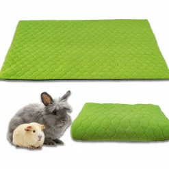 NEO SOLVO - Tapis qui remplace la litière pour cochon d'inde et lapin - absorbant, imperméable, passe en machine - 105 x 105 cm