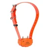 NUM'AXES - Numaxes - collier seul - canicom - avec plasturgie orange et sangle orange fluo