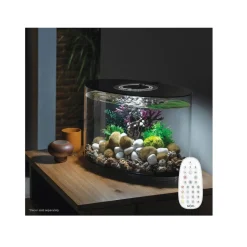 Oase aquarium long 15l contours noir - loop 15 mcr black