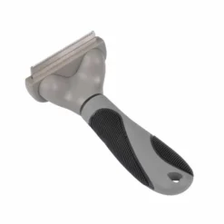 PARIS PRIX - Brosse de toilettage "spéciale sous poils" 16cm gris