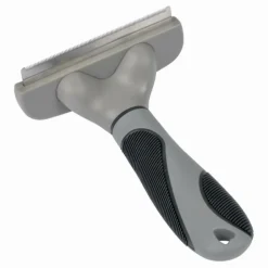 PARIS PRIX - Brosse pour chien & chat "sous poils" 16cm gris