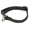 PARIS PRIX - Collier pour chat avec grelot "glitter" 30cm noir