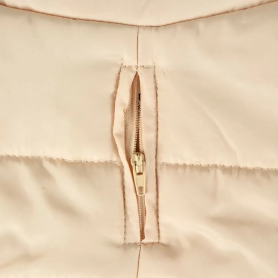 PARIS PRIX - Doudoune pour chien "matelassée" 35cm beige