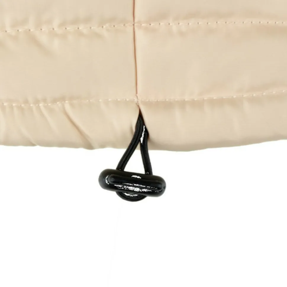 PARIS PRIX - Doudoune pour chien "matelassée" 35cm beige