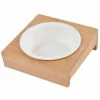 PARIS PRIX - Gamelle pour chien & chat "bambou" 14cm naturel