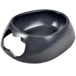 PARIS PRIX - Gamelle pour chien & chat "bambou" 22cm anthracite