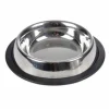 PARIS PRIX - Gamelle pour chien & chat "antidérapante" 21cm argent
