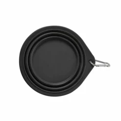 PARIS PRIX - Gamelle rétractable pour chien "voyage" 15cm anthracite