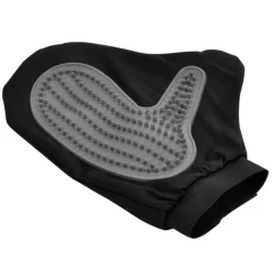 PARIS PRIX - Gant de brossage pour chien & chat "1 face" 24cm noir
