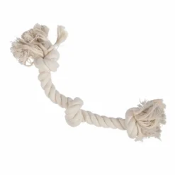 PARIS PRIX - Jouet à corde pour chien "slow life" 48cm écru