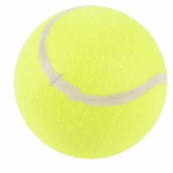 PARIS PRIX - Jouet pour chien "balle de tennis" 13cm jaune
