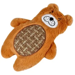 PARIS PRIX - Jouet pour chien sonore "noisette l'ours" 28cm brun