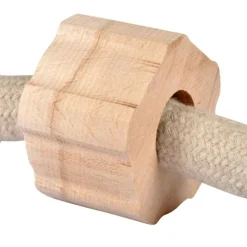 PARIS PRIX - Jouet pour chien "corde 3 nœuds" 48cm naturel