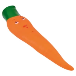 PARIS PRIX - Jouet pour chien "carotte" 20cm orange
