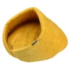 PARIS PRIX - Niche pour chien & chat "boho" 50cm moutarde