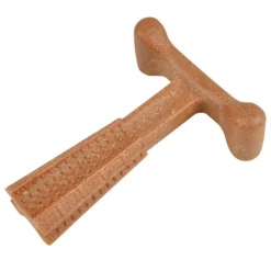 PARIS PRIX - Os à mâcher pour chien "poulet" 14cm marron