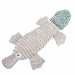 PARIS PRIX - Peluche pour chien "ornithorynque" 38cm gris