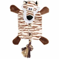 PARIS PRIX - Peluche pour chien "tigre" 37cm marron