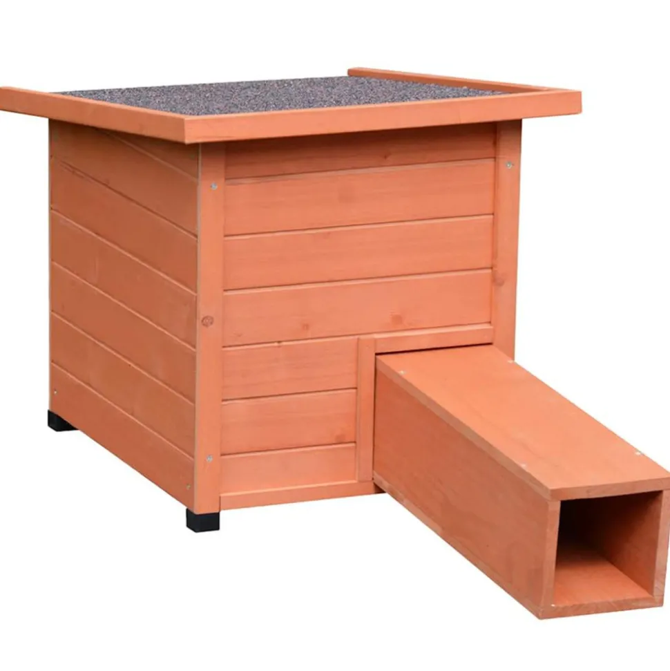 @PET - @pet maison hérisson xl 53x65x52cm bois marron