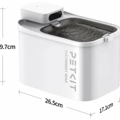 PETKIT - Eversweet max fontaine à eau connectée pour animaux, 3l, 83jours d'autonomie