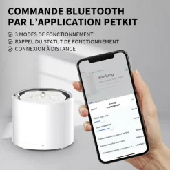 PETKIT - Fontaine à eau connectée pour animaux eversweet pro 3 - 1.8l