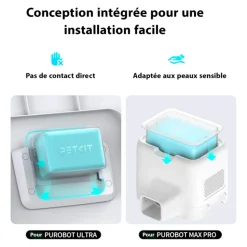 PETKIT - N60 désodorisants pour litière automatique lot de 3