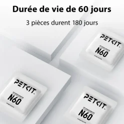 PETKIT - N60 désodorisants pour litière automatique lot de 3