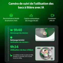 PETKIT - Purobot max pro litière automatique avec caméra