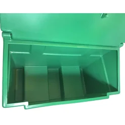 PLAST&AMP;AMP;#039;UP ROTOMOULAGE - Bac de stockage de denrées animales/multi-usages 200l avec grenouillères+cadenas