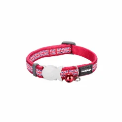 RED DINGO - Collier pour chat red dingo union jack 20-32 cm rouge