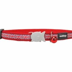 RED DINGO - Collier pour chat red dingo union jack 20-32 cm rouge