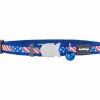 RED DINGO - Collier pour chat red dingo us flag 20-32 cm bleu
