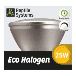REPTILE SYSTEMS - Kit Lampe eco halogène blanche pour terrarium 25W