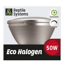 REPTILE SYSTEMS - Kit Lampe eco halogène rouge pour terrarium 50W