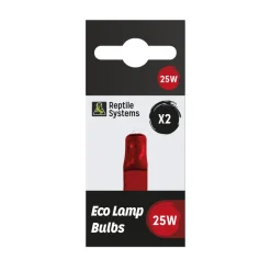 REPTILE SYSTEMS - Lampe de rechange éco halogène rouge 25W x2