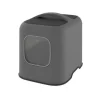ROTHO - - maison toilette pour chat 50 x 38x 40 cm - bac a litiere - anthracite