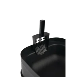 ROTHO - - maison toilette pour chat 50 x 38x 40 cm - bac a litiere - anthracite