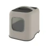 ROTHO - - maison toilette pour chat 51 x 39 x 40 cm - bac a litiere - cappuccino