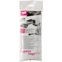 Sachets hygiéniques litières chat chats nip 10 ferplast 12 pièces 43x30 litière