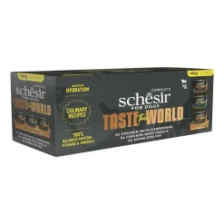 SCHESIR - Schesir - pack variété taste the world chien pâtée 6x150 g