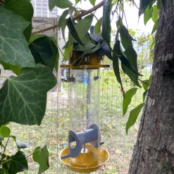 Silo à graines pour oiseaux
