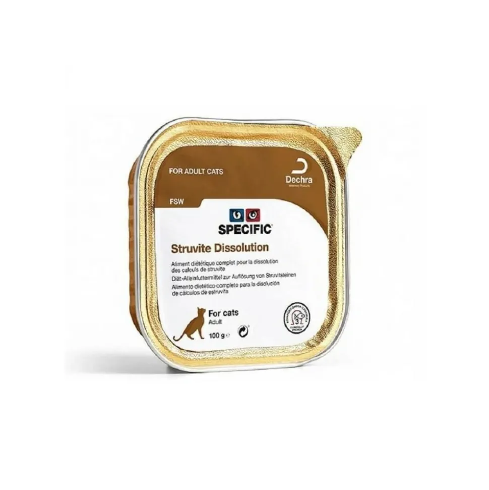 SPECIFIC - Terrine chat fsw struvite dissolution (boite 7x100g) - specific 7*100 g