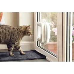 SUREFLAP - Chatiere a puce électronique - marron - 142 mm x 120 mm (mémorisation d'un maximum de 32 puces)