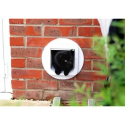 SUREFLAP - Chatiere a puce électronique - blanc - 142 mm x 120 mm (mémorisation d'un maximum de 32 puces)