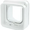 SUREFLAP - Chatiere a puce électronique connecté - blanc - 142 mm x 120 mm (livré sans le hub)
