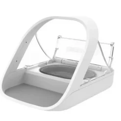 SUREFLAP - Surefeed distributeur de nourriture/croquettes a puce électronique - blanc (bol simple, un bol double, un tapis et un médaillo