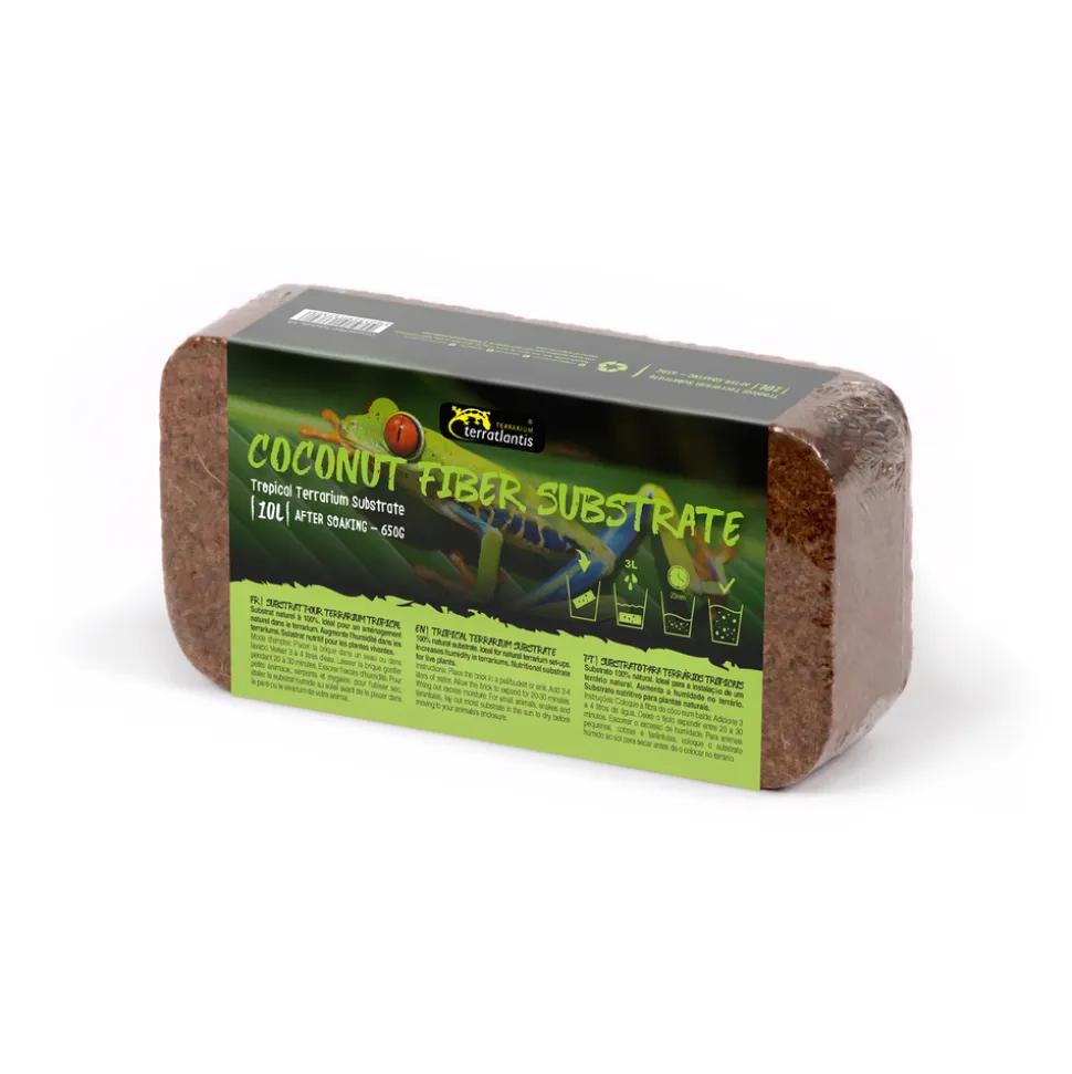 TERRATLANTIS - Substrat noix de coco 10L