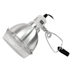 TERRATLANTIS - Support lampe dôme avec grille de protection 75W